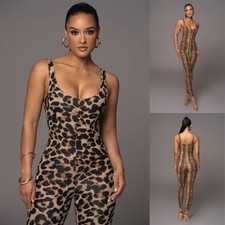 Lady Bodysuits Leopard Print