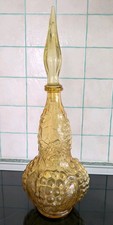 VINTAGE 1960 AMBER GLASS