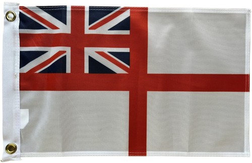 White ensign flag heavy - heavy, 1.5ft