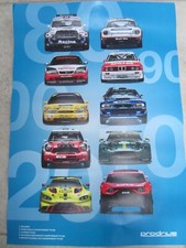 Prodrive Rally Rare Poster MG 6R4 Porsche Honda BMW Ford Subaru Mini Aston  BRX