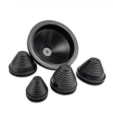 Ø 12-130 mm Black Sleeved