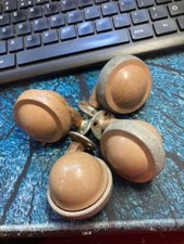 4 x Archibald Kenrick Shepherd Castors 2 Inch  2xL 2xR  Mid-Century Furniture