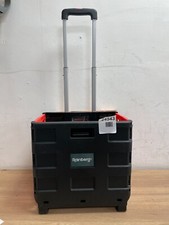 Folding Shopping Trolley Cart Large  Rolling Car Boot Foldable Storage Box