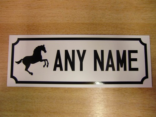 Personalised horse stable door - horse,