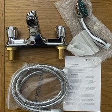 Pegler Bath Shower Mixer Taps . Chrome . Brand New