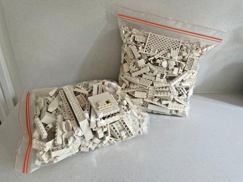 White lego collection - collection, of