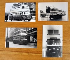 14 bus photographs (5.0" x 3.5"): Birmingham Corp. trolleybus selection
