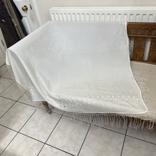 Vintage Ivory Cream Silk