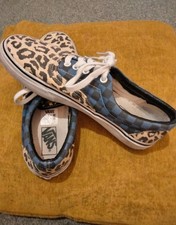 VANS Leopard Print Trainers
