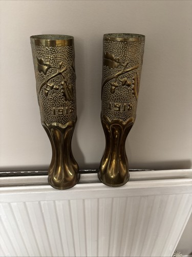 Ww1 trench art brass - ww1,