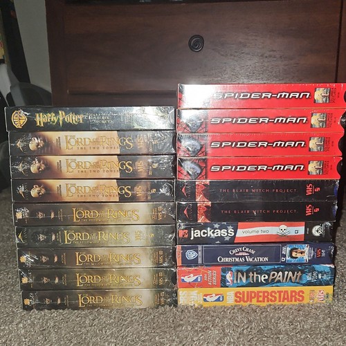 Lot sealed old vhs - lot,