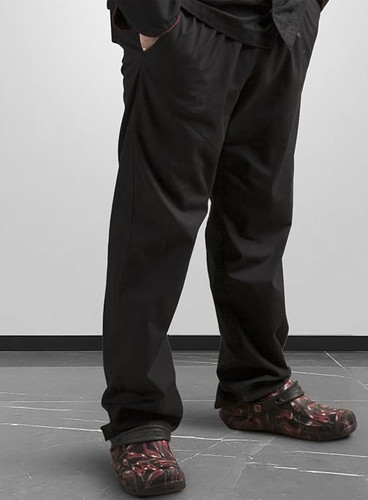 Unisex black chef trousers - unisex,