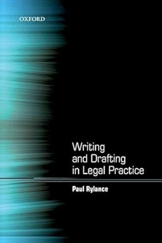 Writing and drafting legal - drafting,