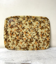 Vintage Fibreglass Tray Floral