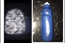 smash insulated Blue Camouflage lunch bag & Smash Water Bottle 