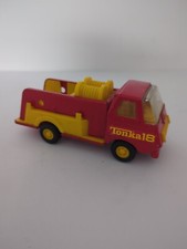 Tonka Toy Fire Engine Truck Tiny Tonka Range Diecast Red Yellow Vintage 1970 Toy