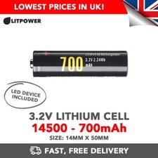 3.2V 14500 Lithium Cell