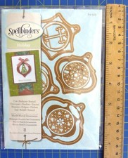 Dies. SPELLBINDERS. Christmas Baubles.  New and Un-used
