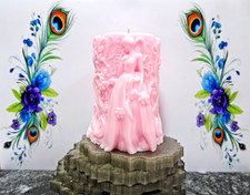 Scented Soya Wax Delicate Floral Goddess Candle Handmade with Fairy Dust Scent