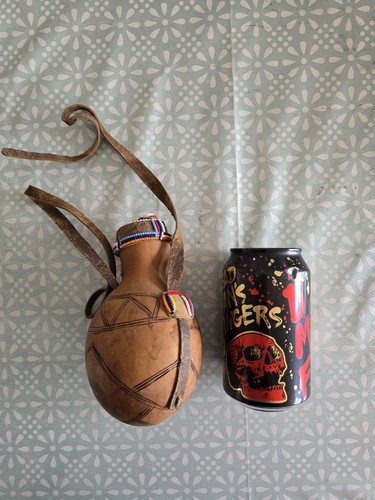 Small beaded gourd calabash - beaded,