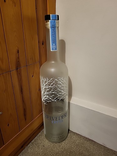 Belvedere vodka empty - belvedere,