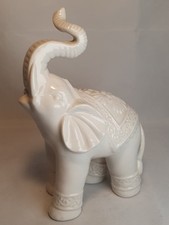 Porcelain Elephant Figurine