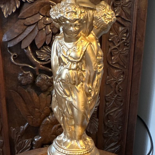 Vintage gold gilt figural - vintage,