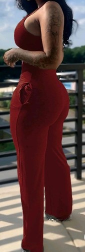 Womans sleeveless jumpsuit - sleeveless,