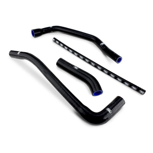 Black samco silicon rad hoses - black,