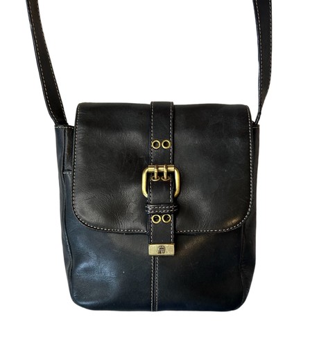 Etienne aigner black leather - aigner,