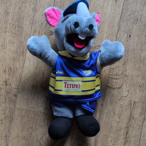 Grey leeds rhino plush - leeds,