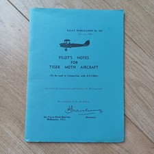 Pilot's Notes for Tiger Moth Aircraft Manual (Paperback)
