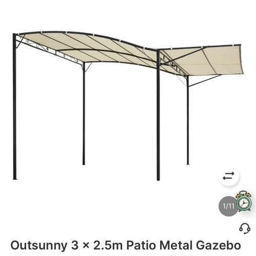 Outsunny 5m patio - 2.5m,