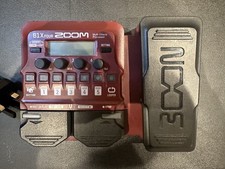 Zoom B1X Four Multi-Effects Processor with Expression Pedal for Bass Guitar