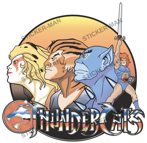 Thundercats logo sticker - thundercats,
