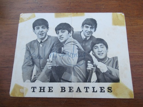 Beatles fan club card 1963 - beatles,