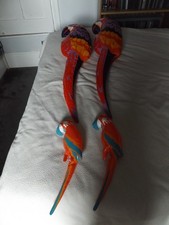 HAWAIIAN DECORATIONS - INFLATABLE PARROT X 4 (2 SMALL, 2 LARGE)