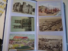 A GOOD ALBUM of 120 early G.B.  Postcards 1901 -1930s    lot3
