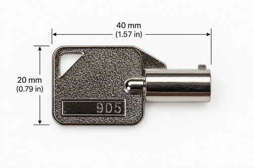 Metal barrel lock key no - key,