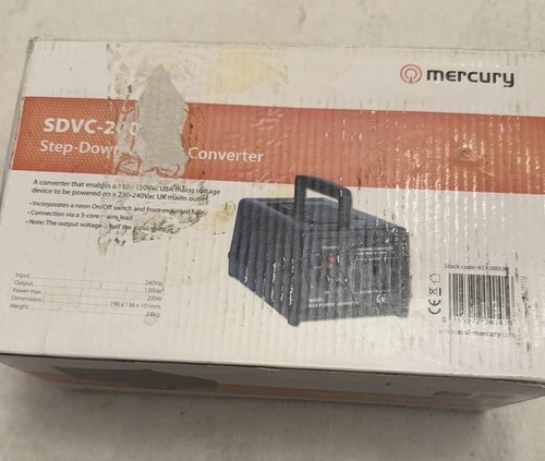 Mercury sdvc 200 - to, 120v