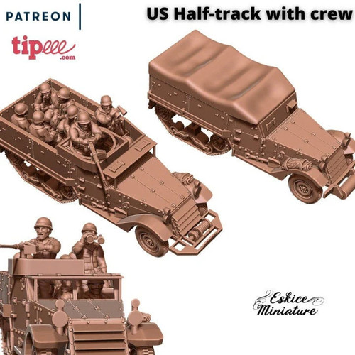 Wwii half track - wwii, us