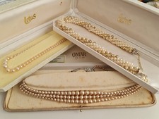 HOUSE CLEARENECE- Two Lotus and One Omar de luxe vintage Necklakes 