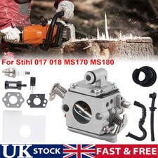 For Stihl MS170 MS180 017 018 Chainsaw Air Filter Fuel Carburetor Carb Kit UK