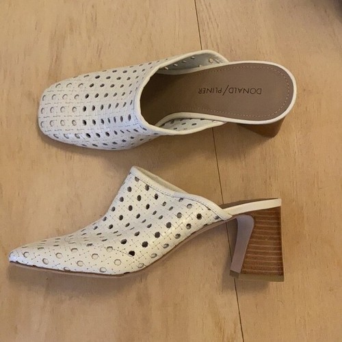 Donald pliner leather white - j.,