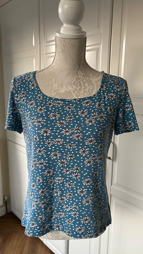Ladies bonmarche blue flower - ladies,