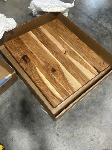 Rustic hickory butchers block - rustic,