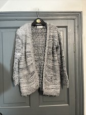 Girls H&M Grey Fluffy Open