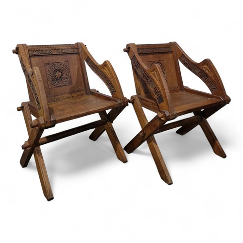 Antique pair carved - pair,