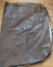 Trailer faux brown Leather Cover With Elastic bungie Ties That Fit Over Base