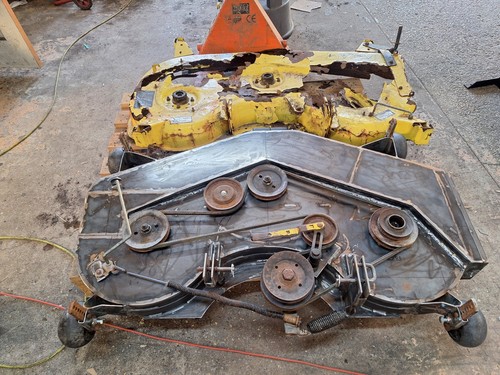 Ride mower deck shells - mower,